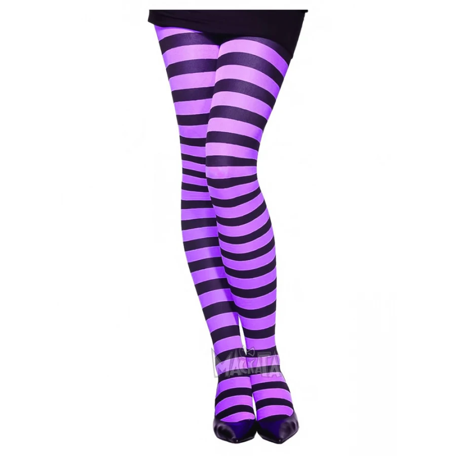 Карнавални чорапогащи в лилав цвят 22081