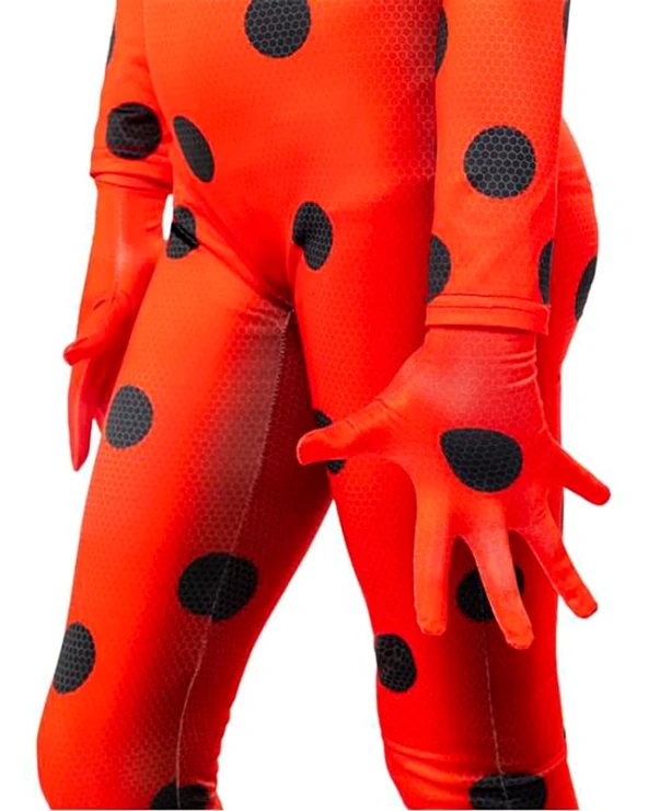 ръкавици калинката ladybug за деца червени с точки