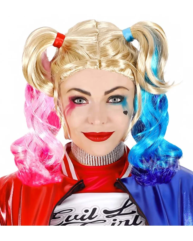 Карнавална перука - Harley Quinn 46926