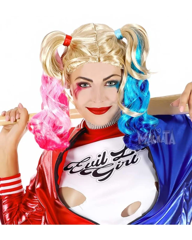 Карнавална перука - Harley Quinn 46926