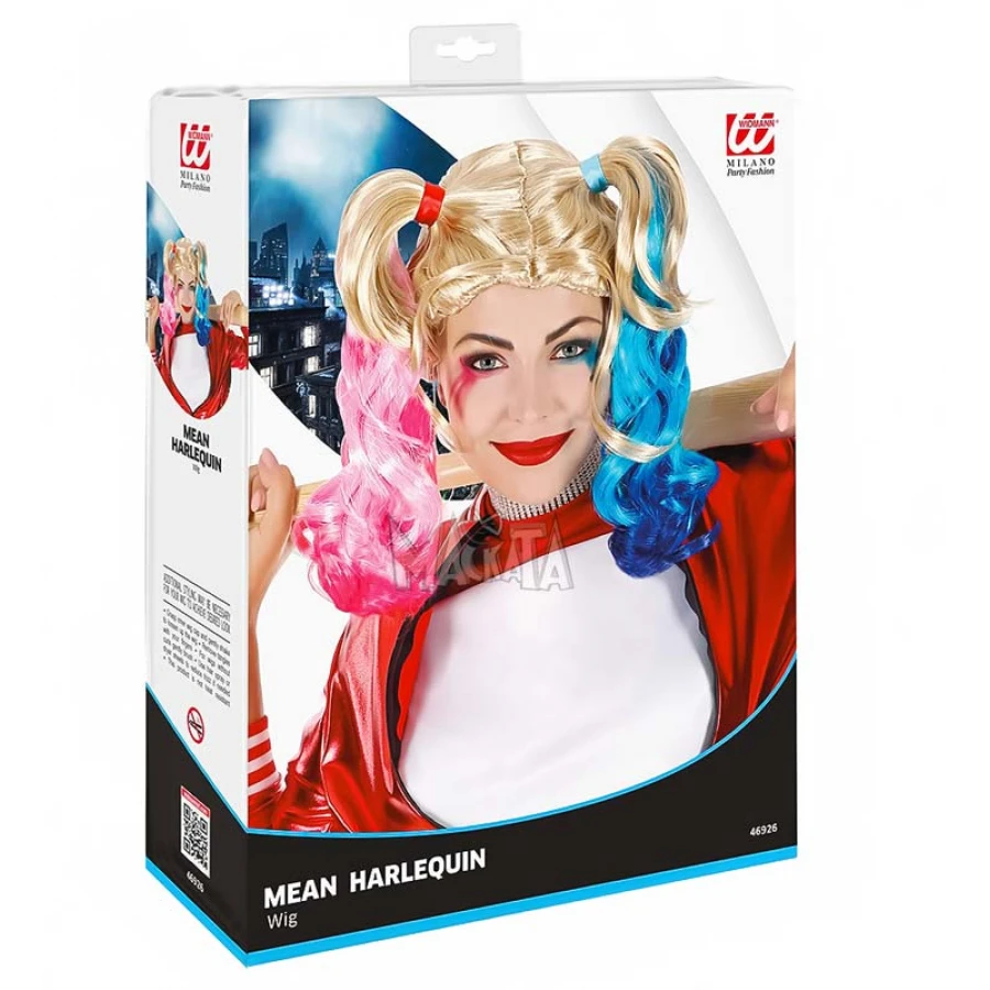Карнавална перука - Harley Quinn 46926