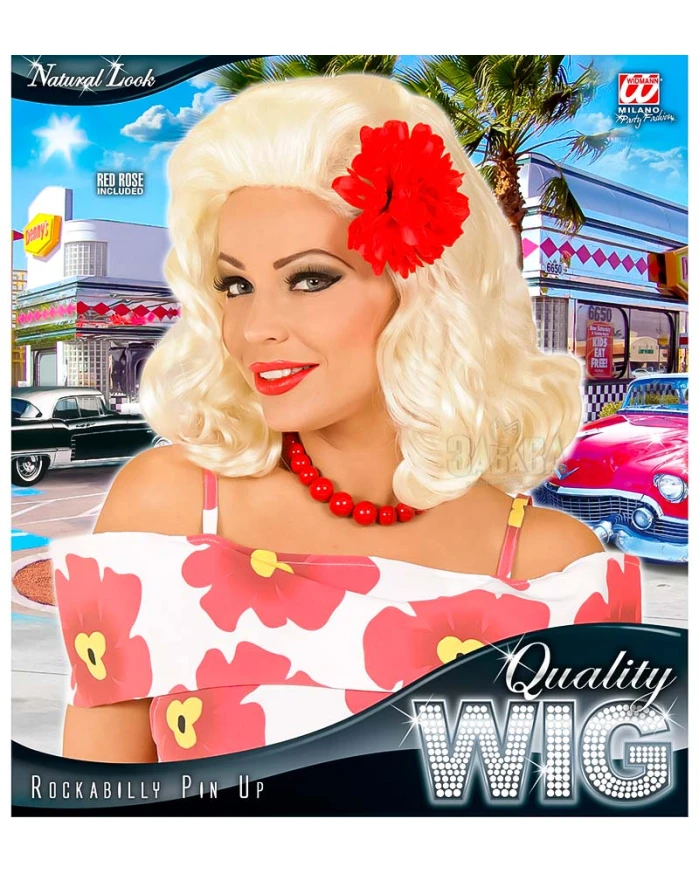 Карнавална перука Rockabilly 01847