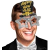 Сребърни очила с надпис Happy New Year