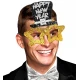 Златни очила с надпис Happy New Year
