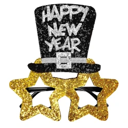 Златни очила с надпис Happy New Year