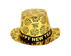 Златна шапка с надпис Happy New Year