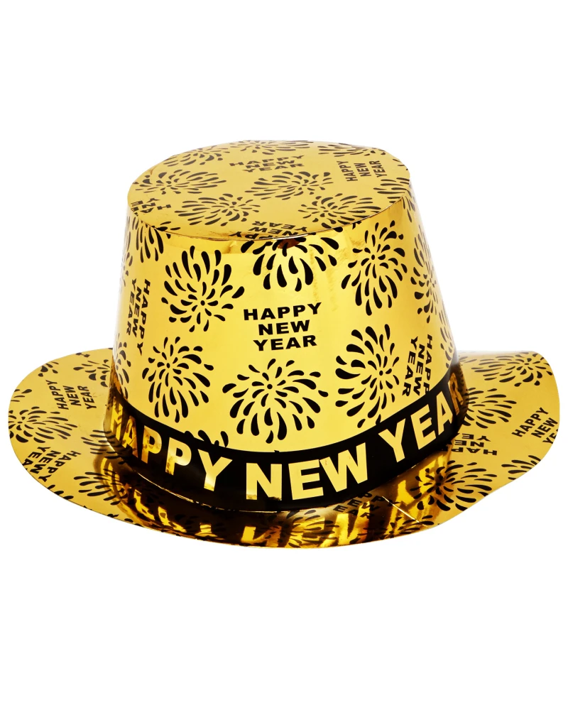 Златна шапка с надпис Happy New Year