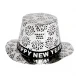 Сребърна шапка с надпис Happy New Year