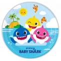 Парти чинии - Baby shark 8бр