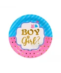 Парти чинии - Boy or Girl 23см 55985 Парти чинии - Boy or Girl 23см 55985