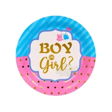 Парти чинии - Boy or Girl 23см 55985
