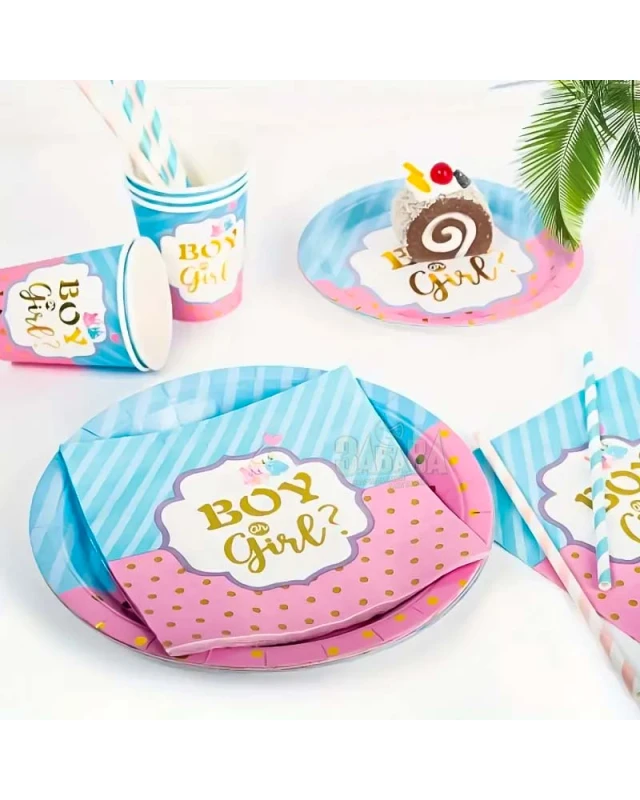 Парти чинии - Boy or Girl 23см 55985