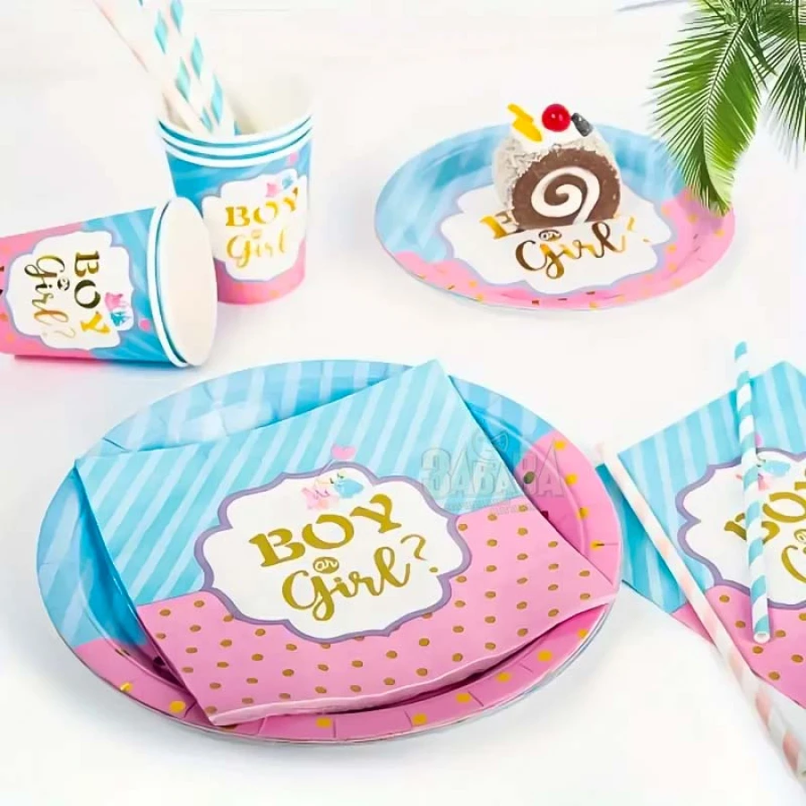 Парти чинии - Boy or Girl 23см 55985