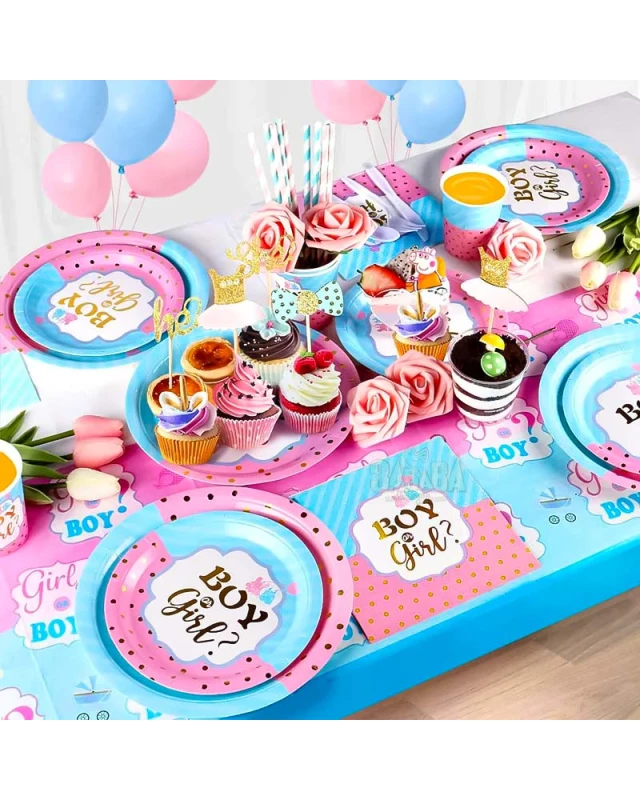Парти чинии - Boy or Girl 18см 55986