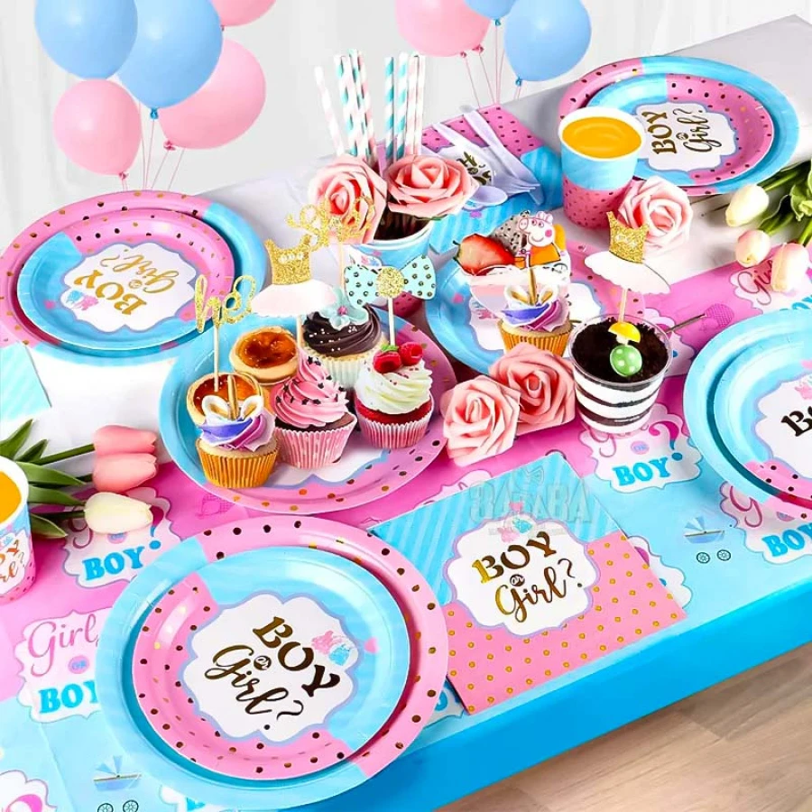 Парти чинии - Boy or Girl 18см 55986
