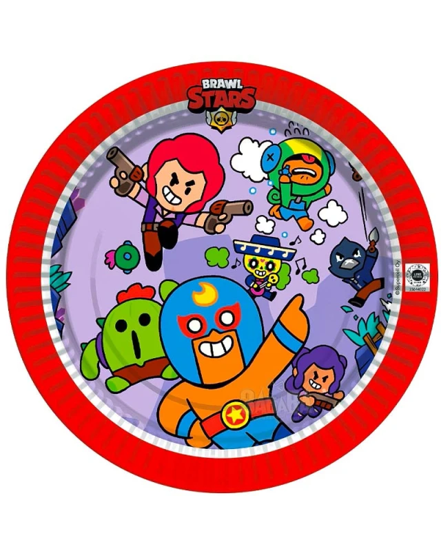 Парти чинии - Brawl stars 8бр