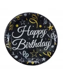 Парти чинии - Happy Birthday 8бр Парти чинии - Happy Birthday 8бр