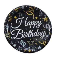 Парти чинии - Happy Birthday 8бр