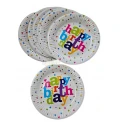Парти чинии - Happy Birthday 10бр