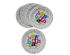 Парти чинии - Happy Birthday 10бр