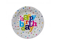 Парти чинии - Happy Birthday 10бр