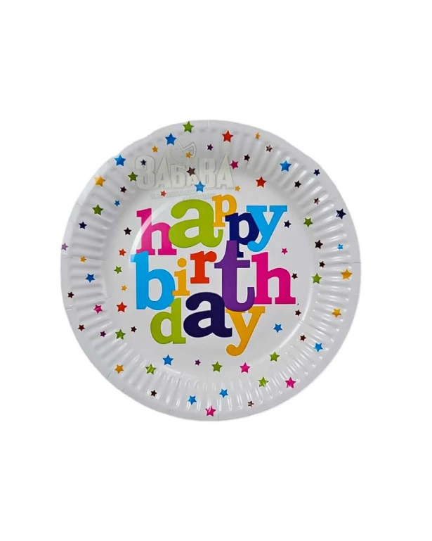 Парти чинии - Happy Birthday 10бр