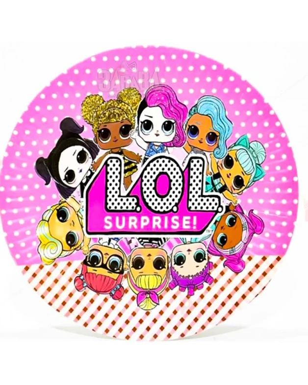 Парти чинии - Lol Surprise 10бр