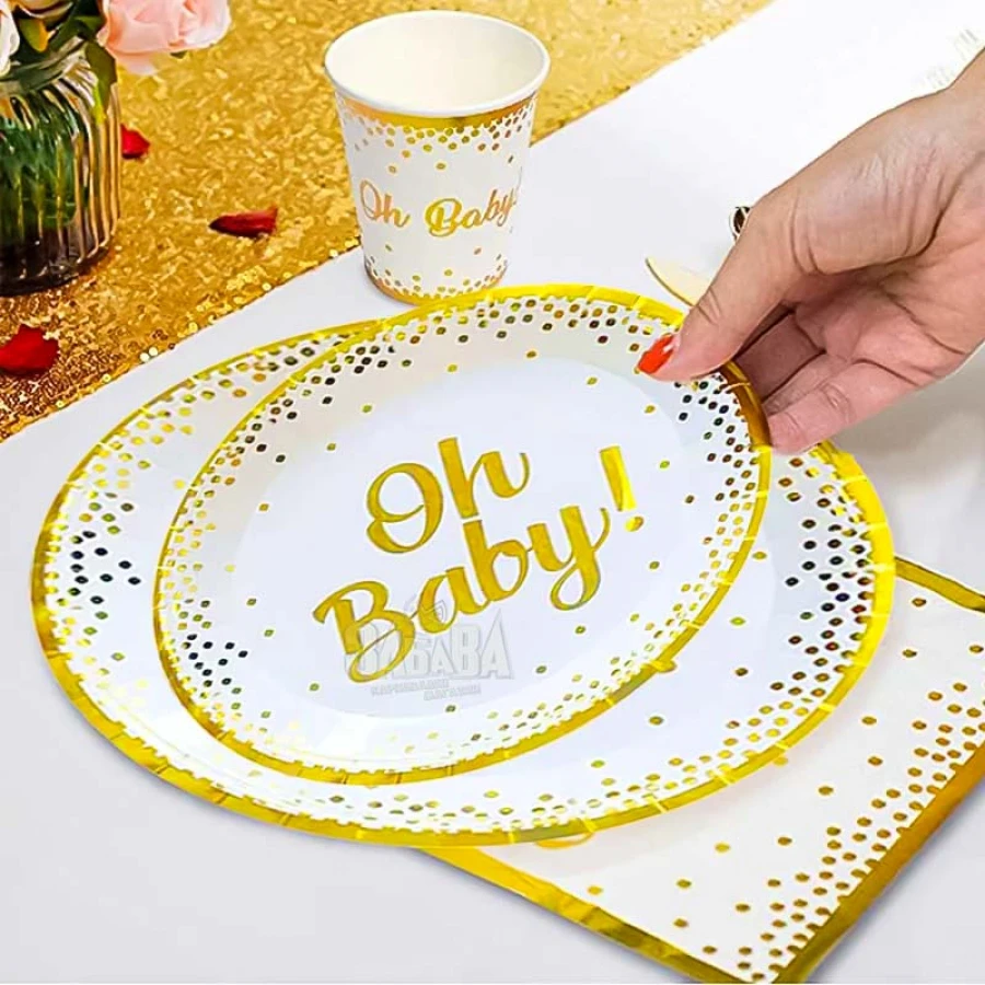 Парти чинии - Oh Baby 18см 55989