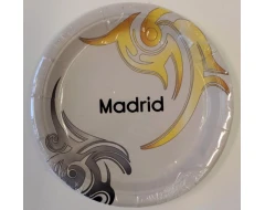 Парти чинии Madrid за футболни фенове