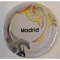 Парти чинии Madrid за футболни фенове
