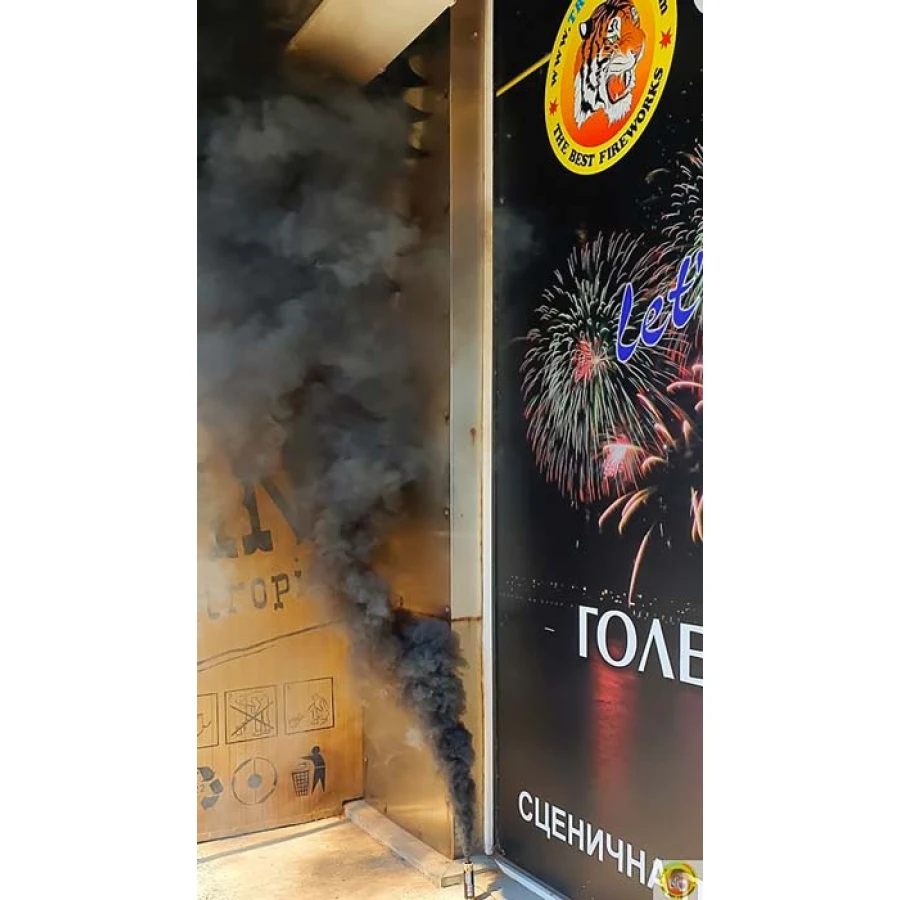 Парти димка в черен цвят TS6-BL
