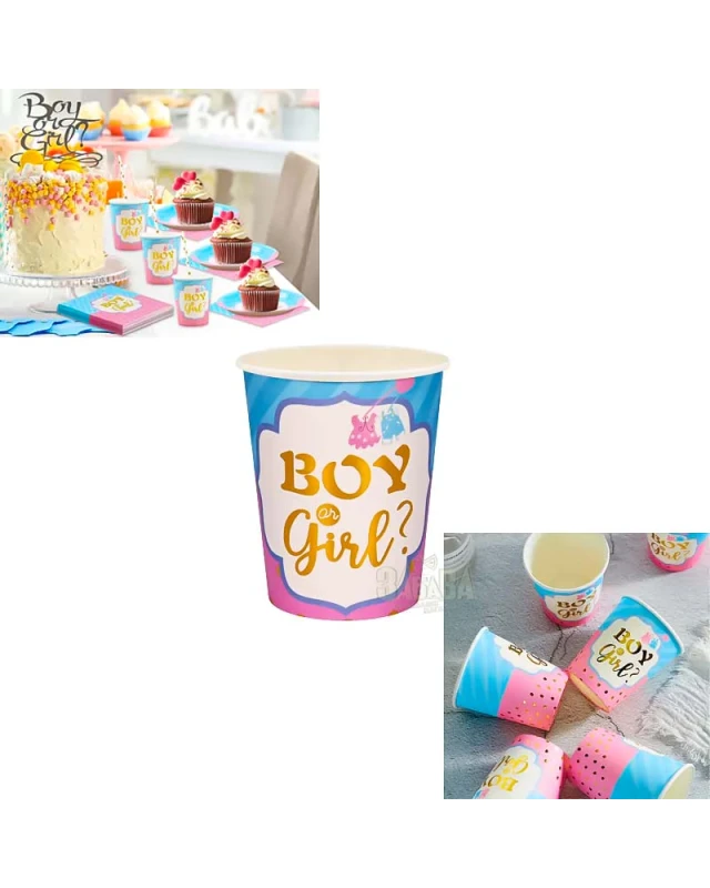 Парти чашки - Boy or Girl 10бр 55987