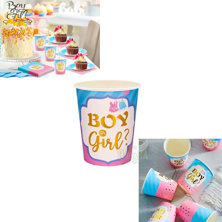 Парти чашки - Boy or Girl 10бр 55987