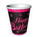 Парти чашки - Happy Birthday 8бр