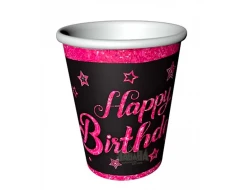 Парти чашки - Happy Birthday 8бр