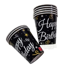 Парти чашки - Happy Birthday 8бр