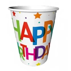 Парти чаши - Happy Birthday 8бр.