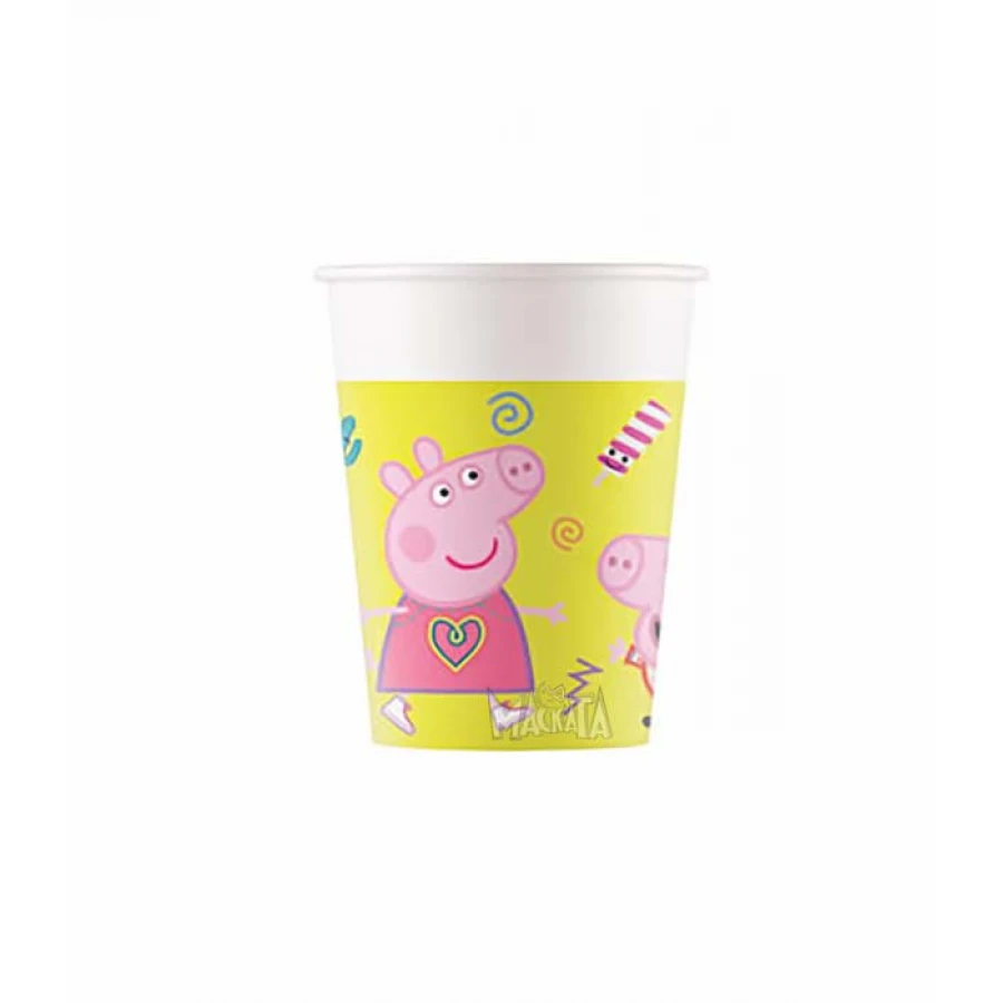 Парти чаши - Peppa Pig 8бр