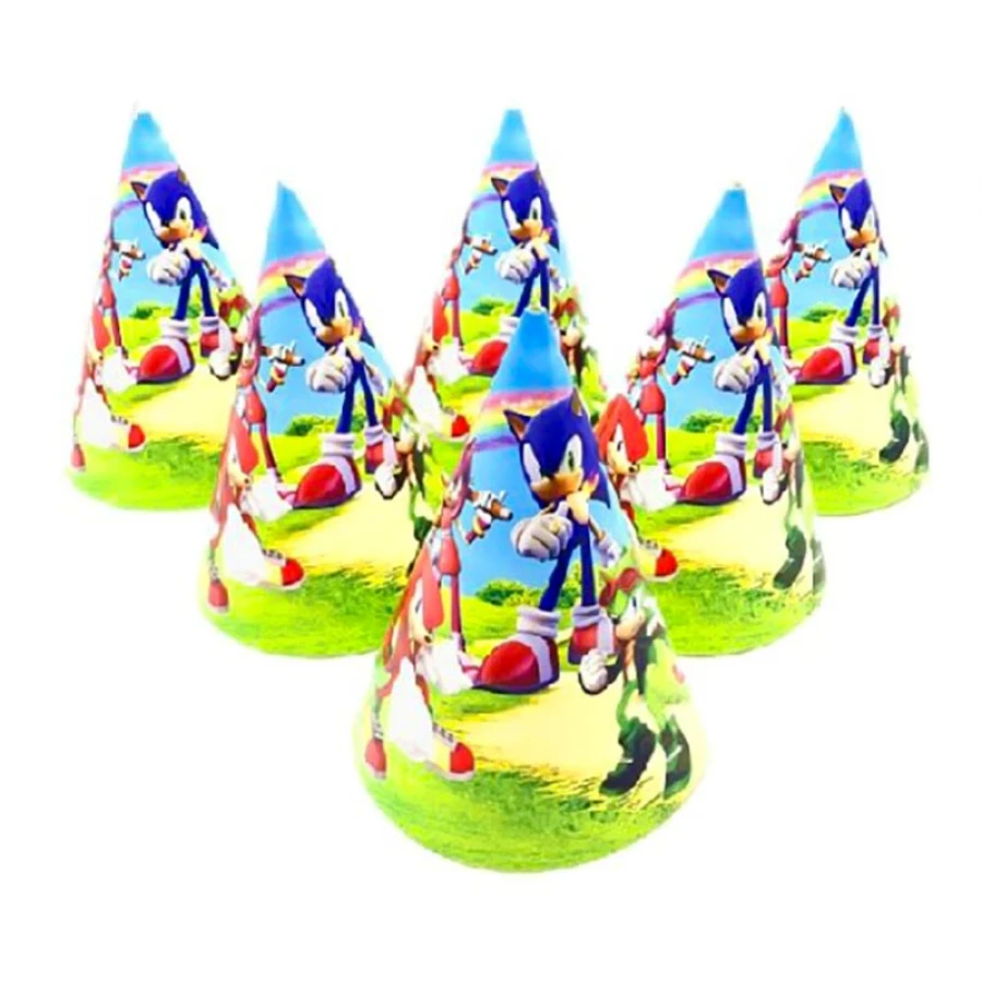 Парти шапки със Соник – 5 броя