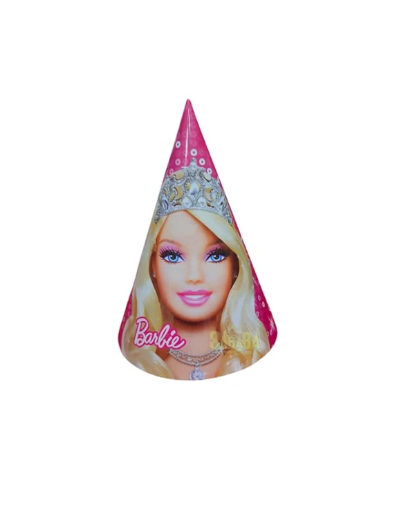 Комплект за рожден ден Barbie с картонена торта и украса