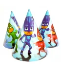 Парти шапки - PJ Masks 5бр Парти шапки - PJ Masks 5бр