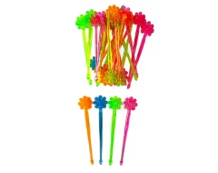 Коктейлна украса за хапки - цвете 25бр