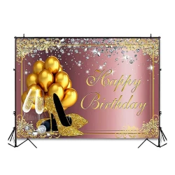 Парти украса - винил Happy Birthday 55543