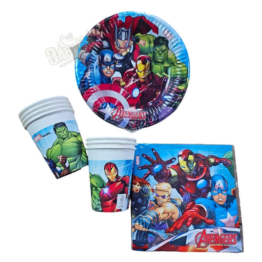 Парти сет - Отмъстителите/Avengers/ 36бр