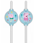 Парти сламки - Peppa Pig 4бр Парти сламки - Peppa Pig 4бр