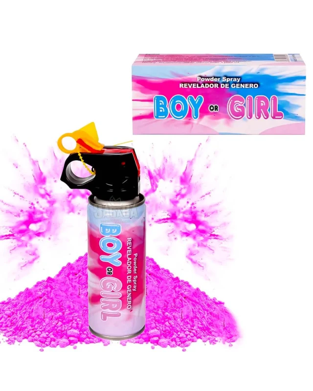Парти спрей - Boy or Girl в розов цвят 55716