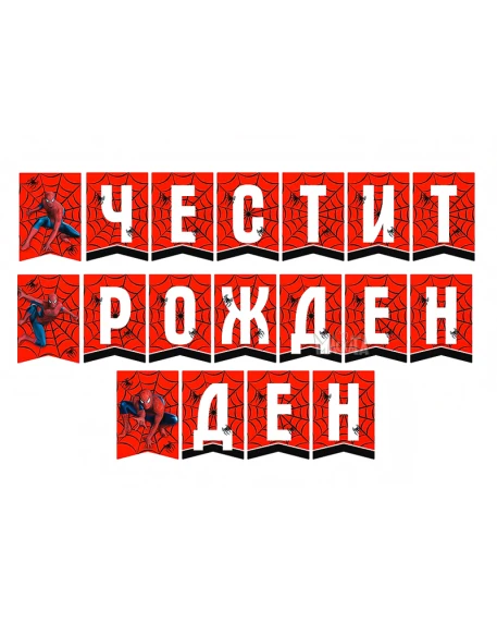 Парти сет със Спайдърмен 209бр