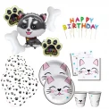 Парти комплект за котешки рожден ден Happy Birthday