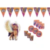 Парти комплект Малкото пони My Little Pony с фолиев балон, 16 чаши, 16 чинии, 16 салфетки и гирлянд с флагчета