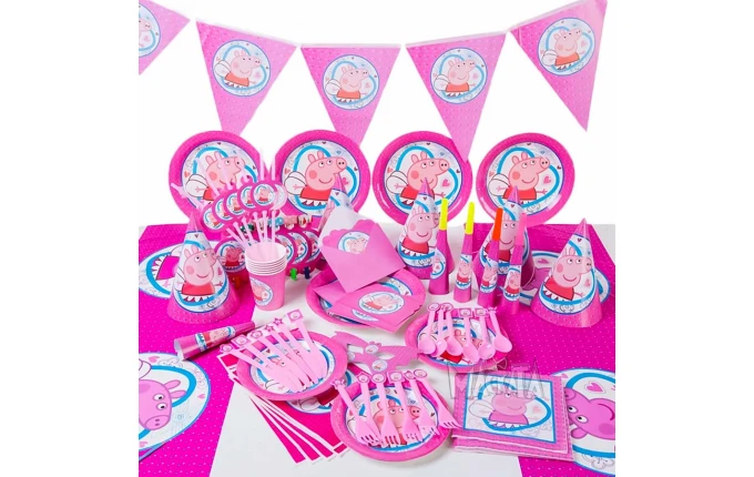 Парти сет с Peppa Pig 209бр
